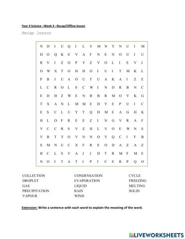 Science Week 5 lesson 3