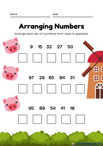 Arranging Numbers
