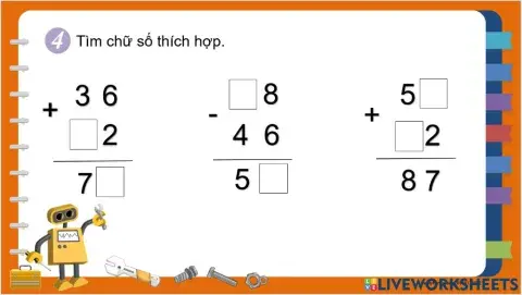 Toán Bài 5. Tiết 2