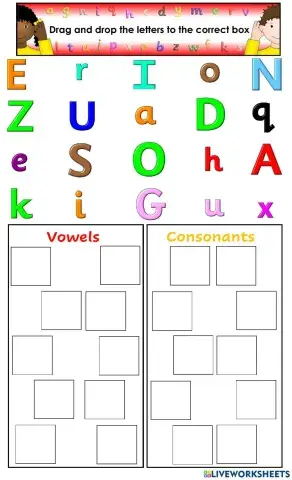Vowel & Consonant Sort