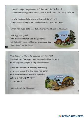 A Dangerous dinosaur part B