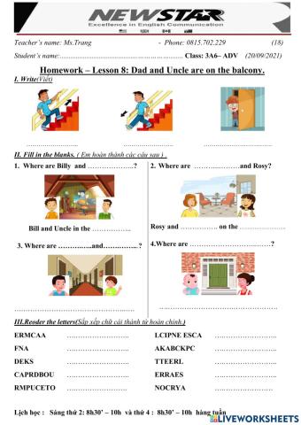 3A6-Lesson 8-Dad and Uncle are on the balcony