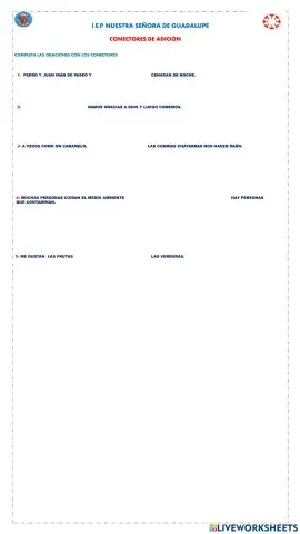 Conectores de adicion