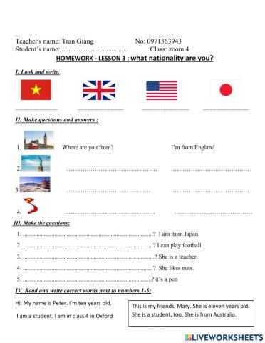 What nationality are you