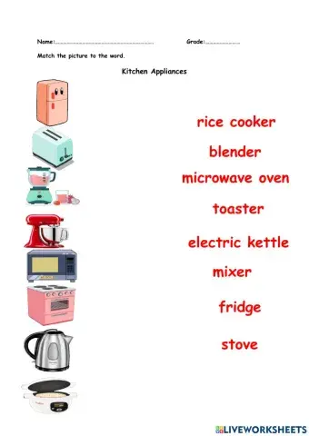 Kitchen appliances