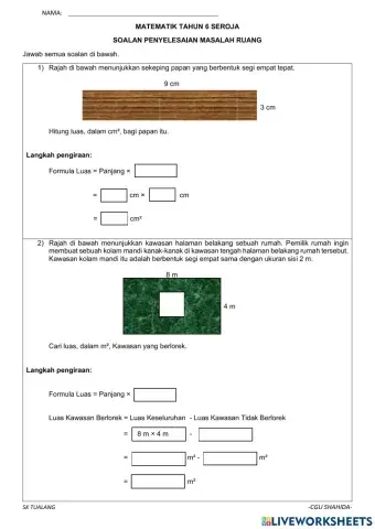 Ruang: penyelesaian masalah