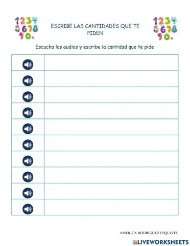 Cantidades Unidades de Millar