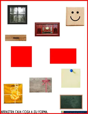 Aprendemos las formas Cuadrado y Rectángulo