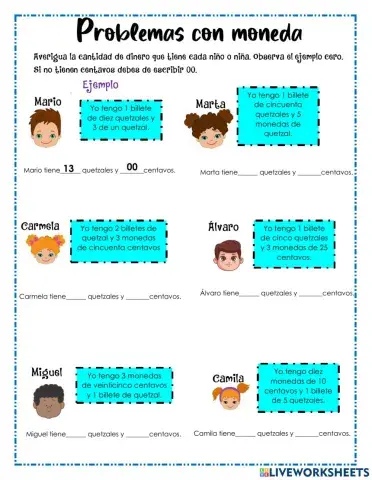Problemas de monedas