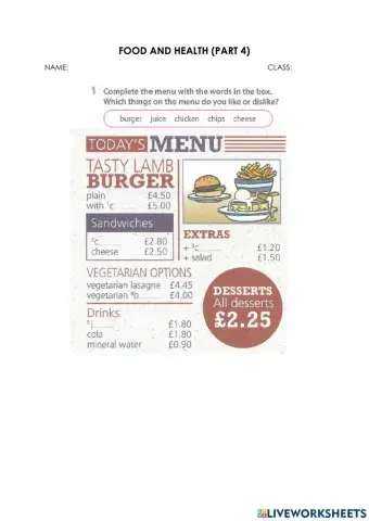 Food and Health (Part 4)