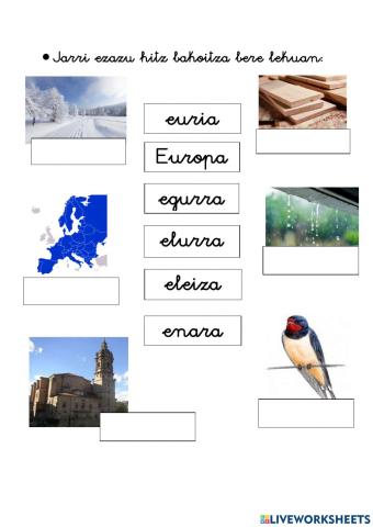 E Hiztegia I
