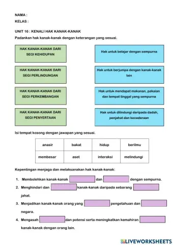 Unit 16 Kenali hak kanak-kanak (1)