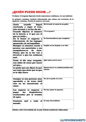 ¿Quién puede decir...?