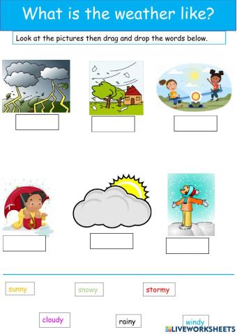 Different types of weather