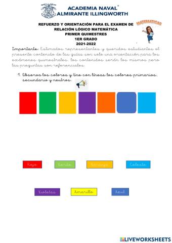 Guía de Matemáticas: 1ra parte (1er GRADO)- 1Q