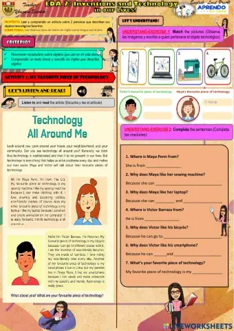 Activity 1:My favourite piece of technology