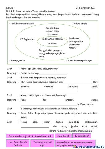 Unit 24 - Segarnya Udara Tanpa Asap Kenderaan