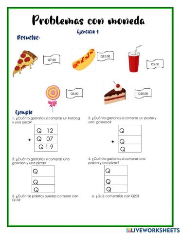 Problemas de monedas