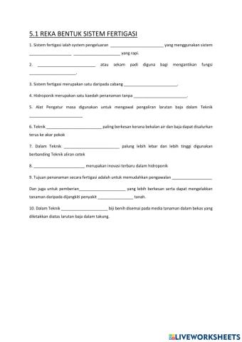 Reka bentuk sistem fertigasi