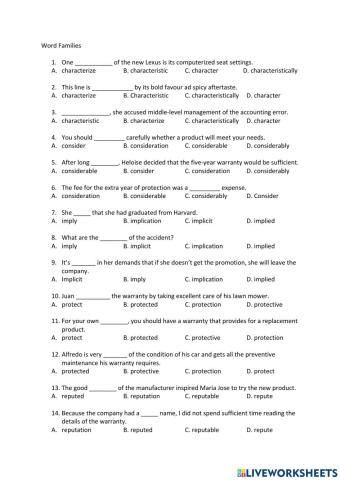 TOEIC Vocabulary Lesson 3