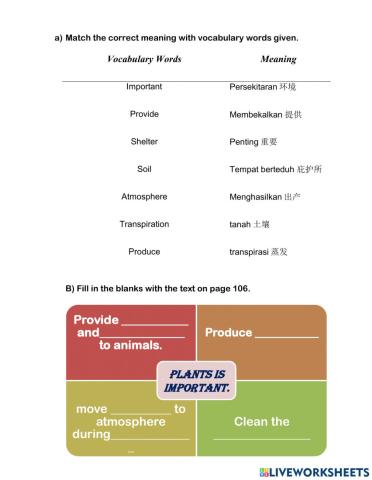 English Year 6  Unit 11:Treasures of Malaysia