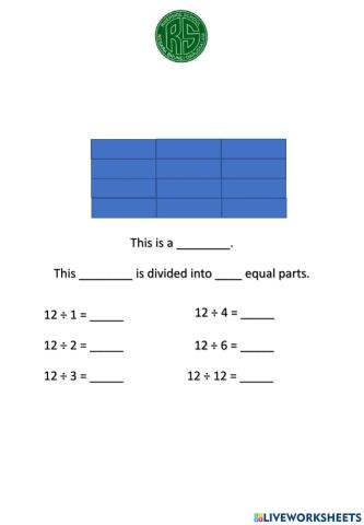 Dividing 12 in Different Ways
