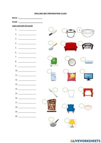 Spelling Bee Preparation 1