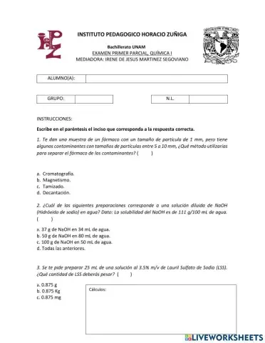 Problemas porcentuales