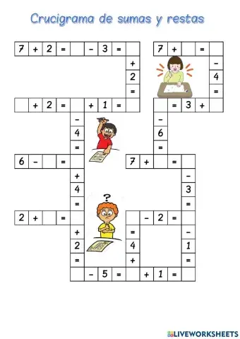 Crucigrama matemático