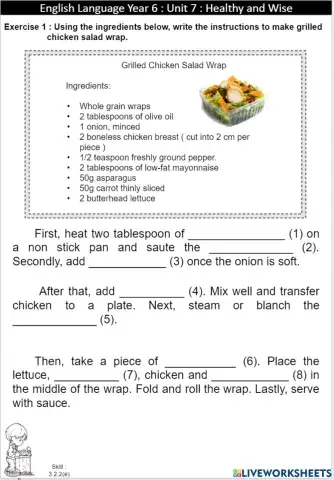 Grilled chicken salad