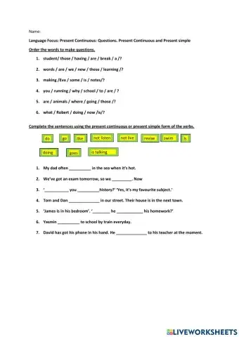 Learning world: Review