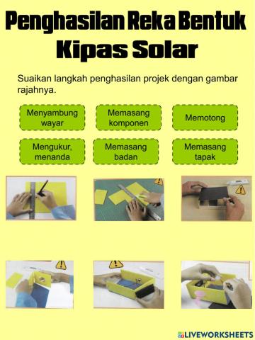 Penghasilan reka bentuk kipas solar