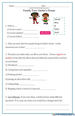 Family Tree (Esther's House)