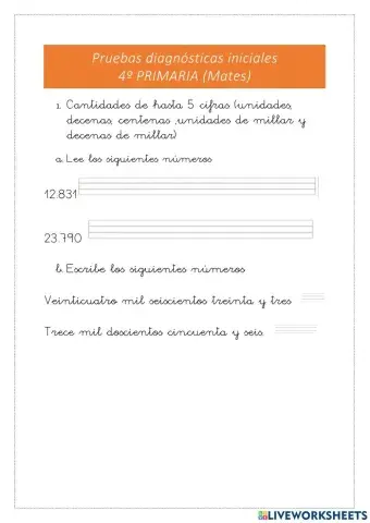 4º P MATES prueba diagnostica