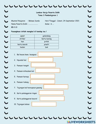 LKPD 1 B. Sunda KD 3.3