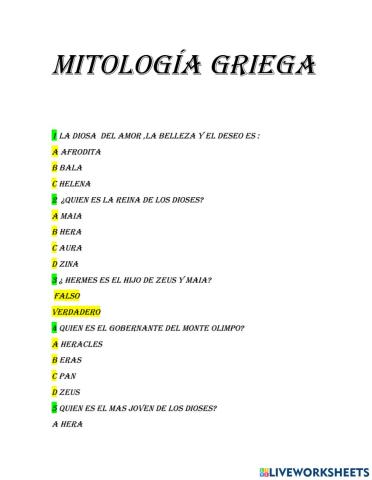 Mitologia griega