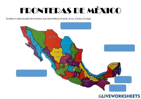 Fronteras de México