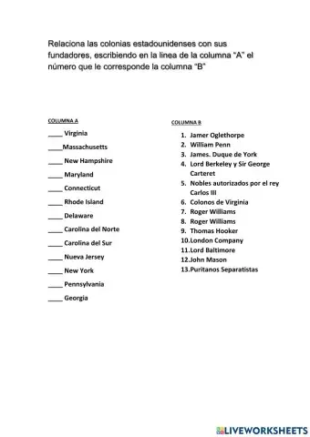 Trece colonias de los Estados Unidos