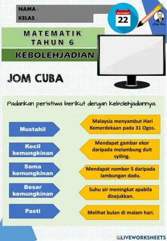 Latihan kebolehjadian