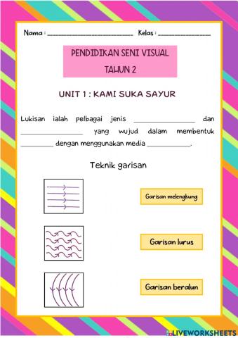 UNIT 1 Kami Suka Sayur