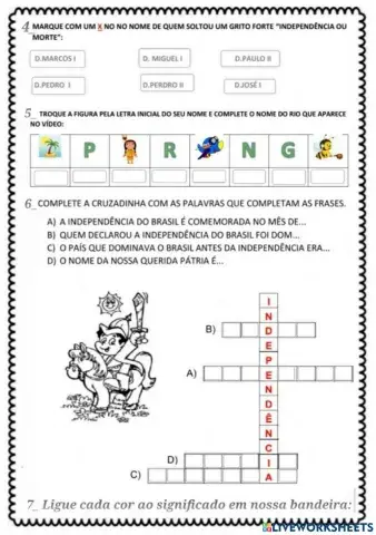 Avaliação de História