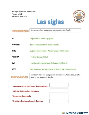 Siglas y abreviaturas
