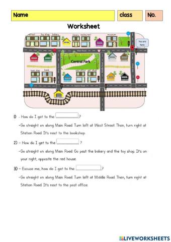 Worksheet Test 2.2  Grade 6