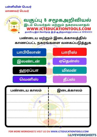 Std 8 social geography 4. urbanization tamil med