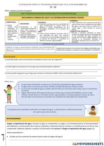 Explicamos el origen del agua y sus diversas fuentes