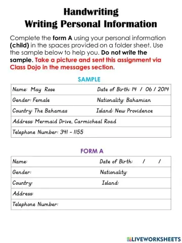 Personal Information