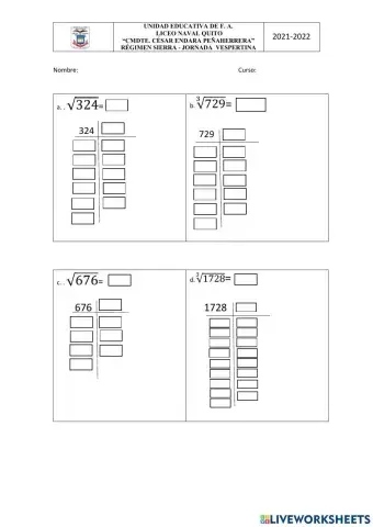 Raices por descomposicion fp