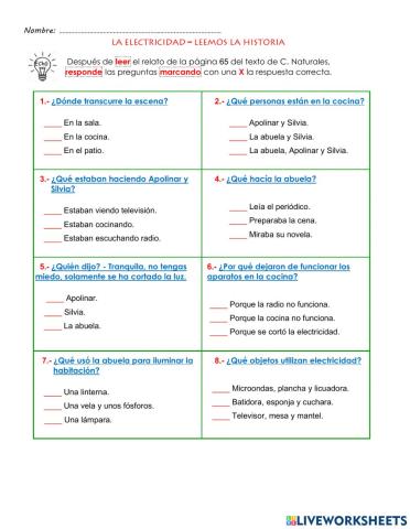31. Lectura La electricidad