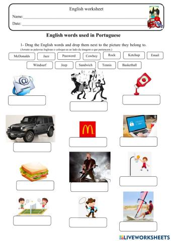 English words in Portuguese