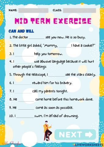 Mid-term Exercise